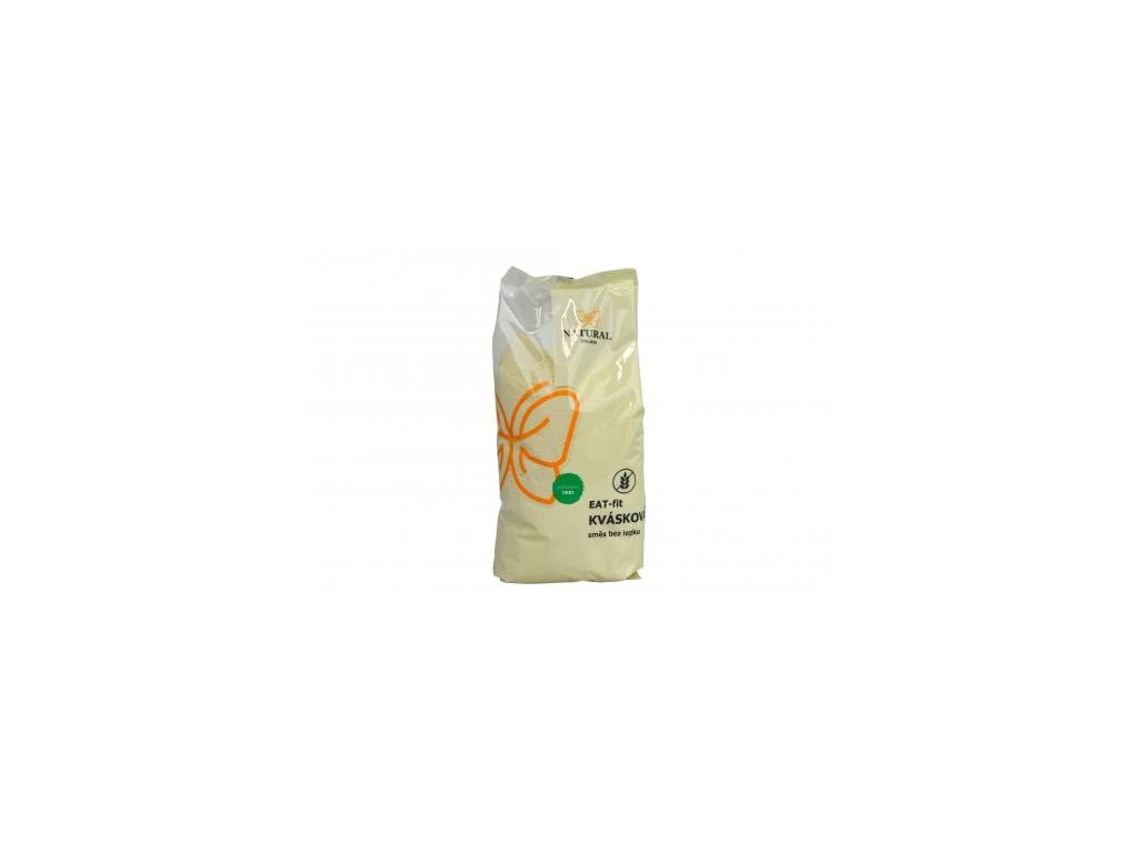 EAT-fit Kvásková směs bez lepku Natural 750 g bez lepku